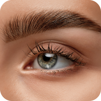 Broa lamination brow sculpting